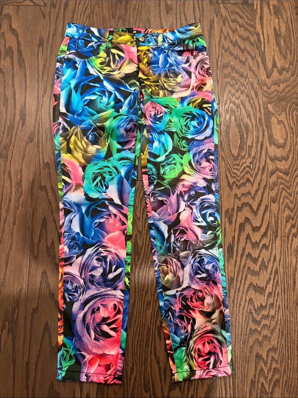 Just Cavalli multicolored rose pants